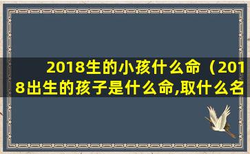 2018生的小孩什么命（2018出生的孩子是什么命,取什么名合适）