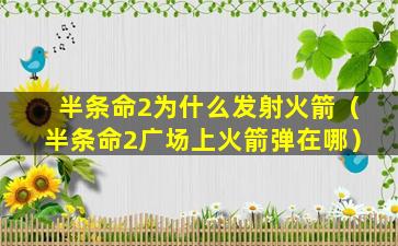 半条命2为什么发射火箭（半条命2广场上火箭弹在哪）