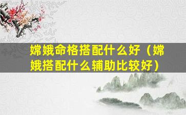 嫦娥命格搭配什么好（嫦娥搭配什么辅助比较好）